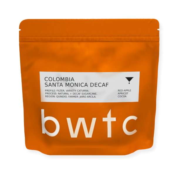 Кава в зернах Colombia Santa Monica Decaf